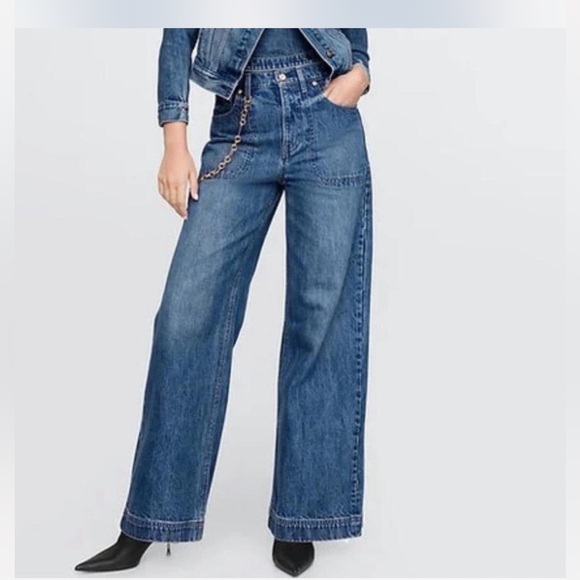 GAP X CULT GAIA
High Rise Stride Chain Jeans - Picture 3 of 13